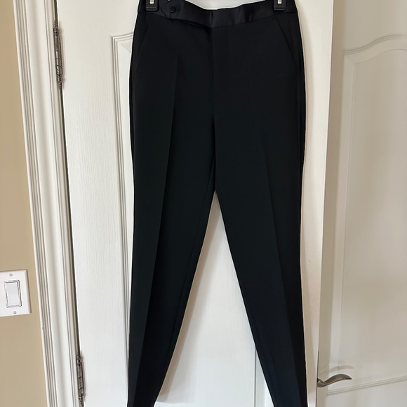 Zara Tuxedo Pants Trousers, Size XS, Black - Picture 12 of 16